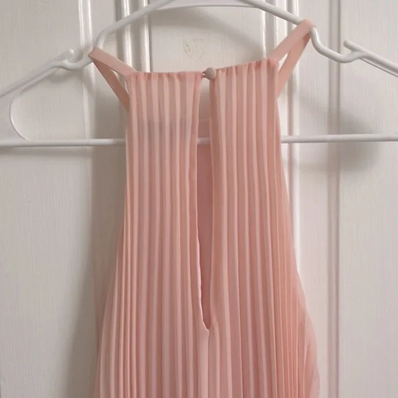 Likely Light Pink Accordion Pleat Midi Dress - Picture 10 of 11